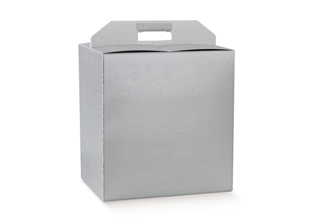 Silver panettone box