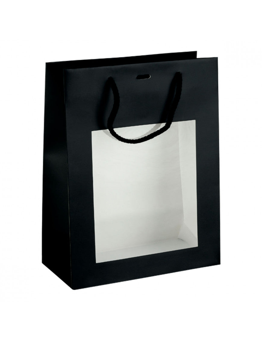 Mini shopper lusso con finestra