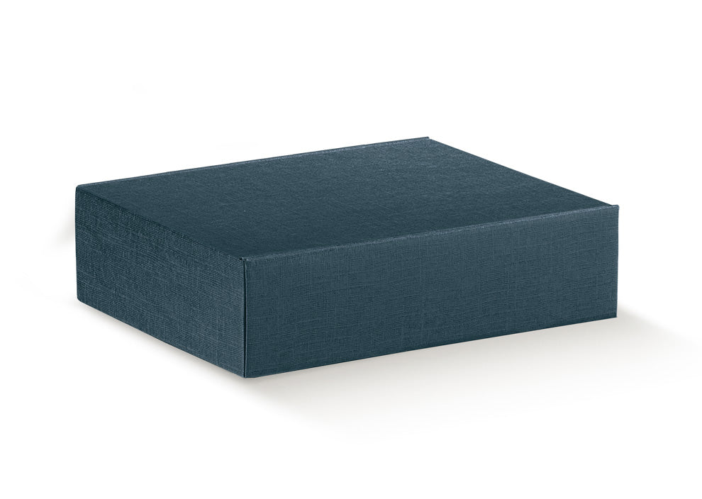 Elegance blue horizontal bottle holder box