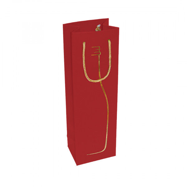 Luxury line bottle holder shopper